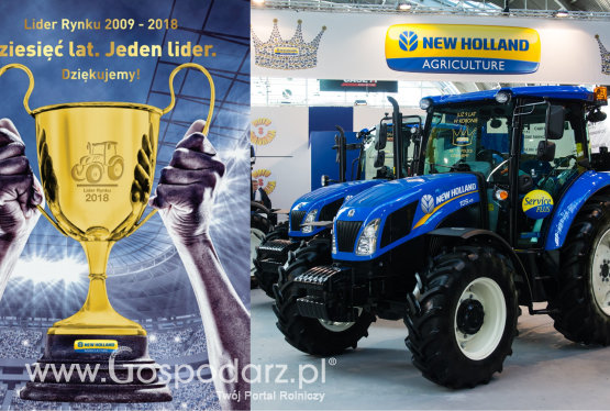 New Holland przez 10 lat z najlepszą sprzedażą roczną