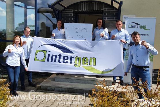 #DziękujemyŻePijecieMleko - Intergen poparł akcje.