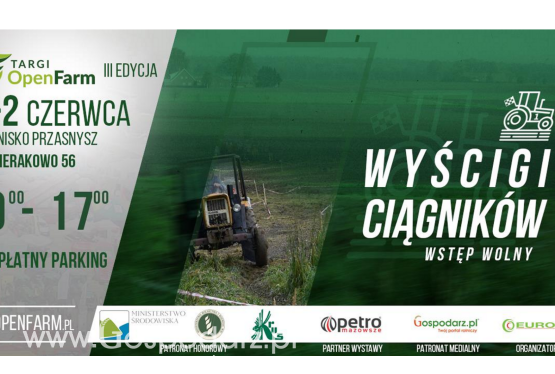 Wyścigi ciągników na Open Farm 2019