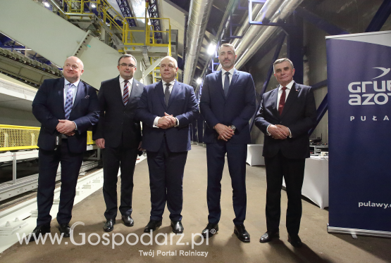 Grupa Azoty PUŁAWY otwiera wytwórnię nawozów granulowanych