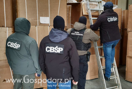 KAS i CBŚP przejęły 70 ton nielegalnego tytoniu