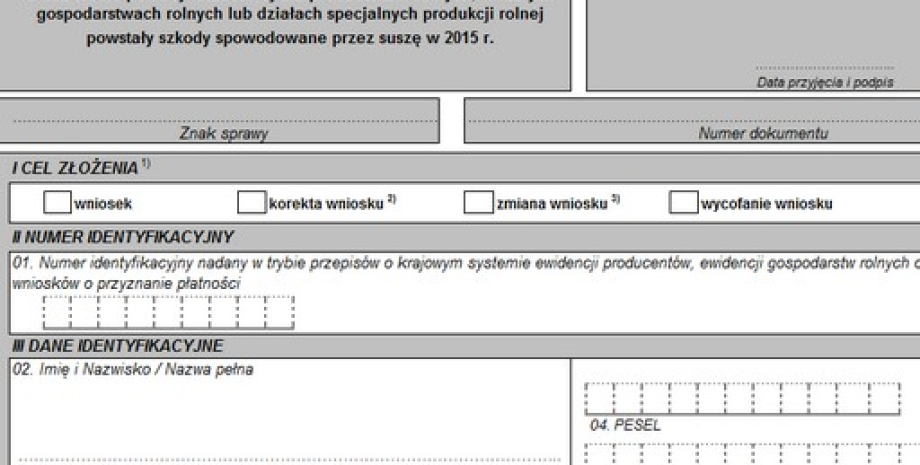 Pomoc dla rolników poszkodowanych przez suszę i producentów czarnej porzeczki