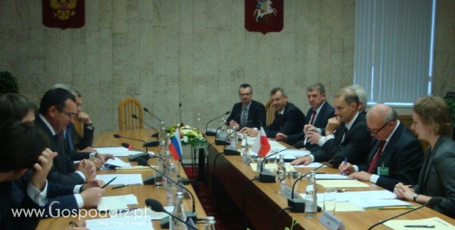 Rozmowy ministra rolnictwa w Moskwie