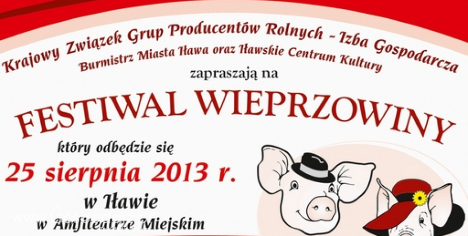 Festiwal Wieprzowiny w Iławie - 25 sierpnia 2013 r.