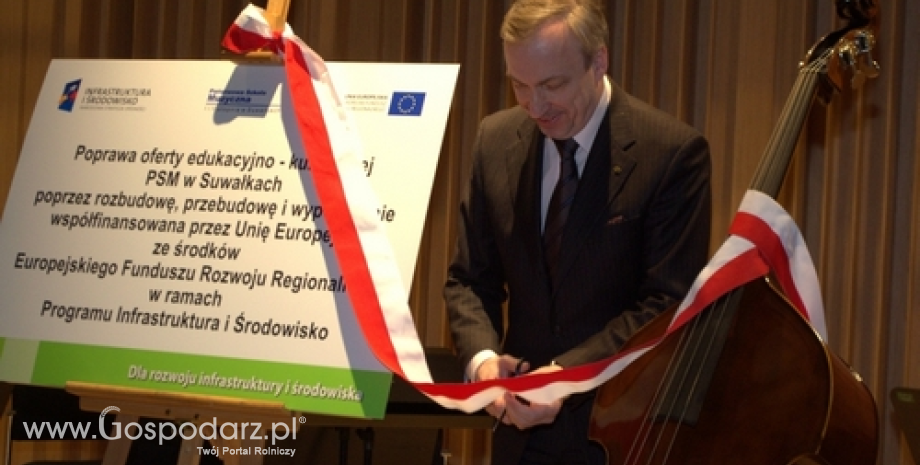 Minister Kultury na otwarciu Szkoły Muzycznej w Suwałkach
