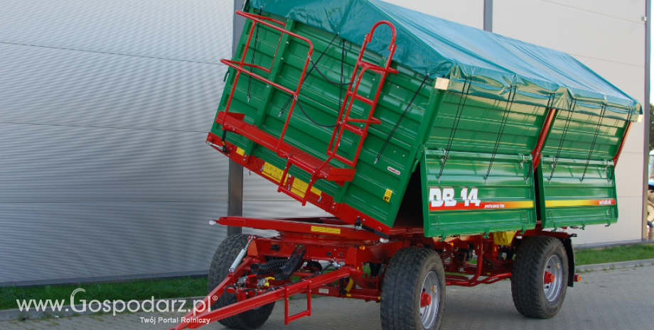 Nowa przyczepa klasy PREMIUM prezentowana przez firmę Metaltech na Agro Show 2016