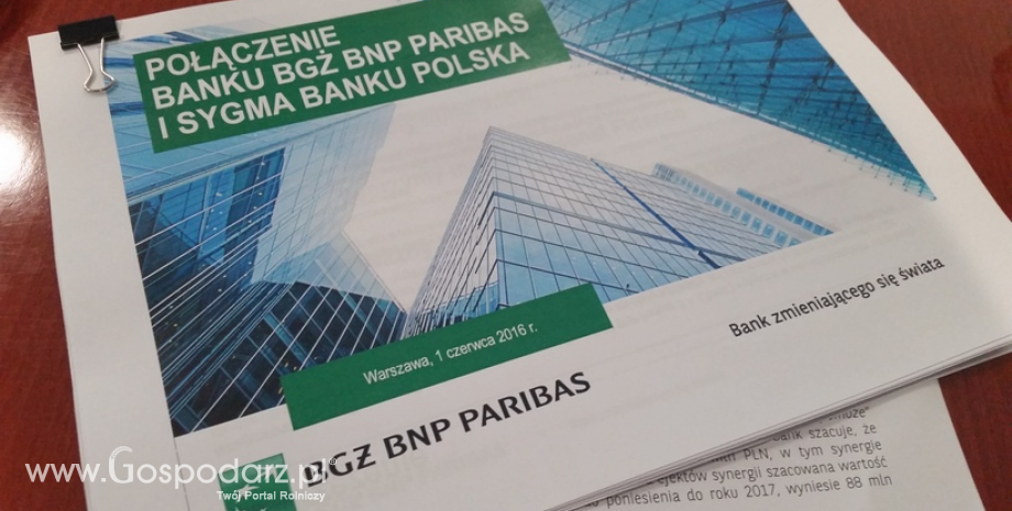 BGŻ BNP Paribas połączył się z Sygma Bankiem