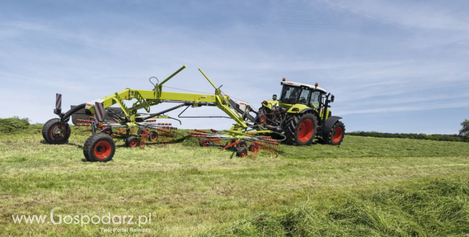 Trzy nowe modele zgrabiarki CLAAS LINER