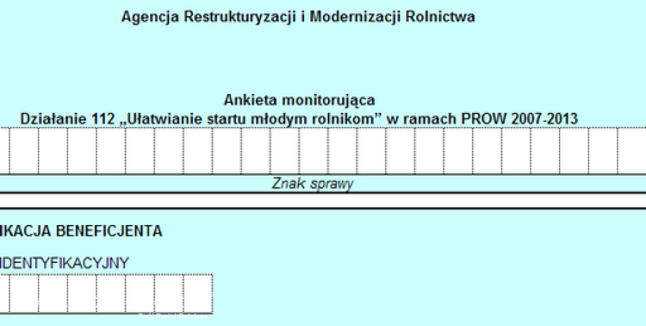 Młody rolniku! Złożenie ankiety monitorującej jest Twoim obowiązkiem