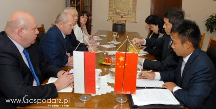 Z ambasadorem Chińskiej Republiki Ludowej o handlu produktami rolno-spożywczymi
