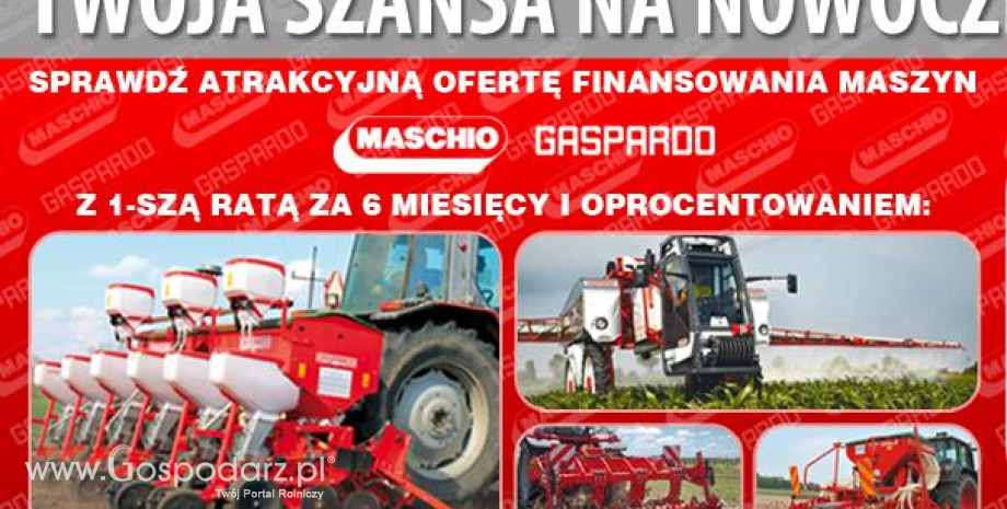 Maschio Gaspardo Poland - Finansowanie zero procent