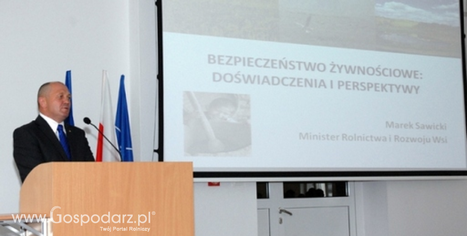 Minister Sawicki o bezpieczeństwie żywnościowym Polski
