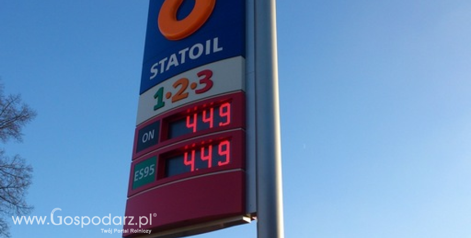 Olej napędowy potaniał o 3 gr/l, a benzyna i autogaz podrożały o 5 gr/l