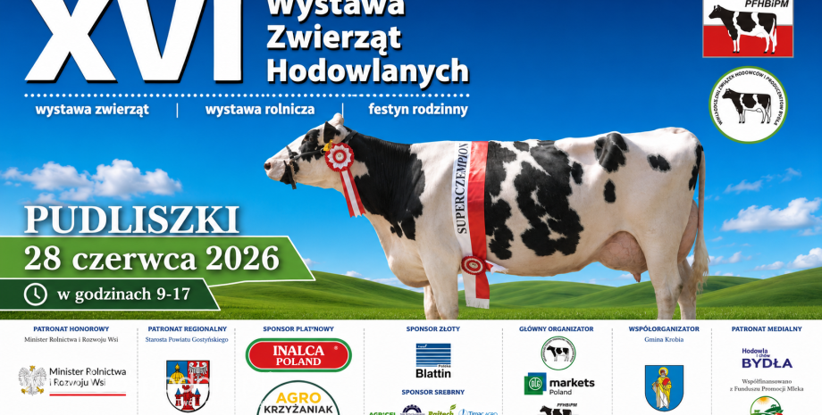 XVI Regionalna Wystawa Zwierząt Hodowlanych w Pudliszkach. Bydło, rolnictwo i rodzinny festyn już 28 czerwca
