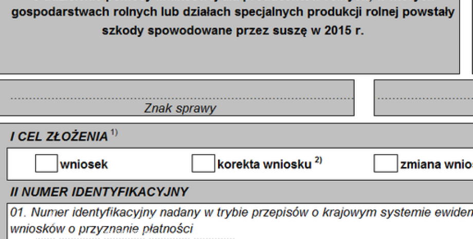 Wnioski o pomoc suszową tylko do 30 września