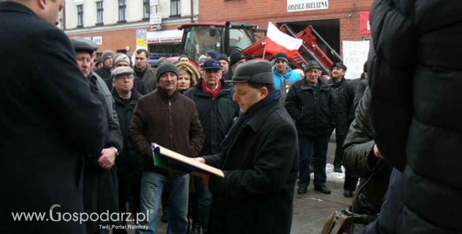 Protest wielkopolskich rolników. Wielu gospodarstwom grozi bankructwo
