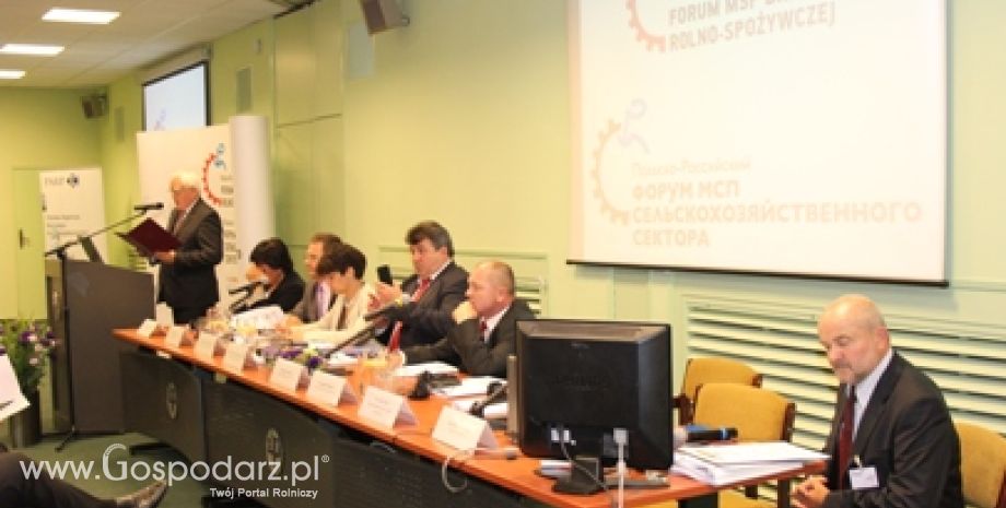 Polsko-Rosyjskie Forum MSP Branży Rolno-Spożywczej