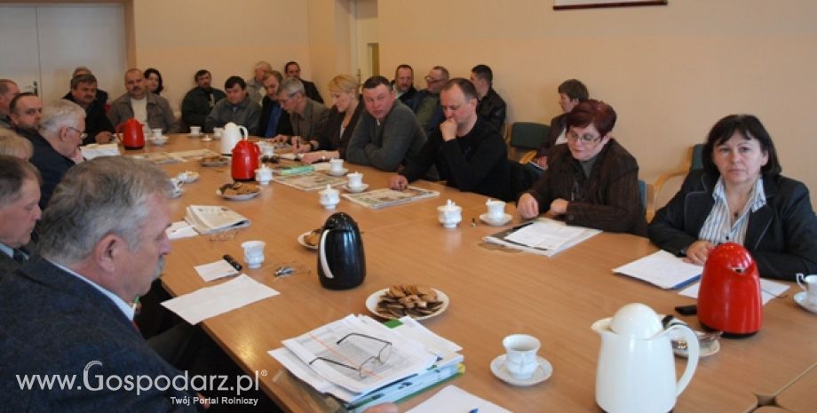 Spotkanie rolników w gminie Trzebiel